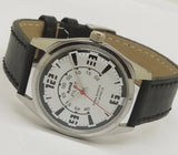 Hmt Pilot Mechanical Handwinding Movement leather Jewels Analog Dial Wrist Watch For Me National Watches