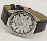 Hmt Pilot Mechanical Handwinding Movement leather Jewels Analog Dial Wrist Watch For Me