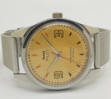 Hmt Pilot Mechanical Handwinding Movement stainless Steel Para Shock 17 Jewels Analog Dial Wrist Watch For Men