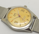 Hmt Pilot Mechanical Handwinding Movement stainless Steel Para Shock 17 Jewels Analog Dial Wrist Watch For Men