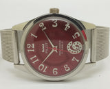 Hmt Pilot Mechanical Handwinding Movement stainless Steel Para Shock 17 Jewels Analog Dial Wrist Watch For Men