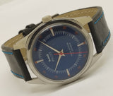 Hmt Pilot Mechanical Handwinding Movement leather Jewels Analog Dial Wrist Watch For Me