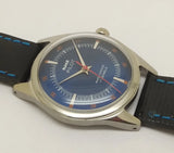 Hmt Pilot Mechanical Handwinding Movement leather Jewels Analog Dial Wrist Watch For Me National Watches