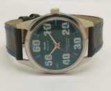 Hmt Pilot Mechanical Handwinding Movement leather Jewels Analog Dial Wrist Watch For Me National Watches