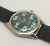 Hmt Pilot Mechanical Handwinding Movement leather Jewels Analog Dial Wrist Watch For Me