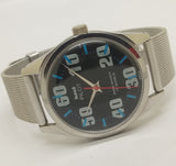 Hmt Pilot Mechanical Handwinding Movement stainless Steel Para Shock 17 Jewels Analog Dial Wrist Watch For Men