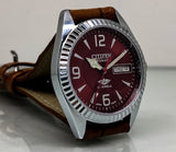 Citizen Automatic 8200 Movement stainless steel Japan Made 21 Jewels Men s Wrist Watch