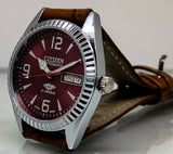 Citizen Automatic 8200 Movement stainless steel Japan Made 21 Jewels Men s Wrist Watch