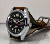 Citizen Automatic 8200 Movement stainless steel Japan Made 21 Jewels Men s Wrist Watch