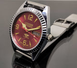 Citizen Automatic 8200 Movement stainless steel Japan Made 21 Jewels Men s Wrist Watch