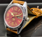 Citizen Automatic 8200 Movement stainless steel Japan Made 21 Jewels Men s Wrist Watch