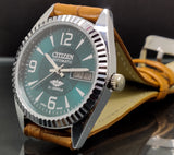 Citizen Automatic 8200 Movement stainless steel Japan Made 21 Jewels Men s Wrist Watch