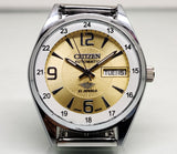 Citizen Automatic 8200 Movement stainless steel Japan Made 21 Jewels Men s Wrist Watch