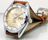 Citizen Automatic 8200 Movement stainless steel Japan Made 21 Jewels Men s Wrist Watch