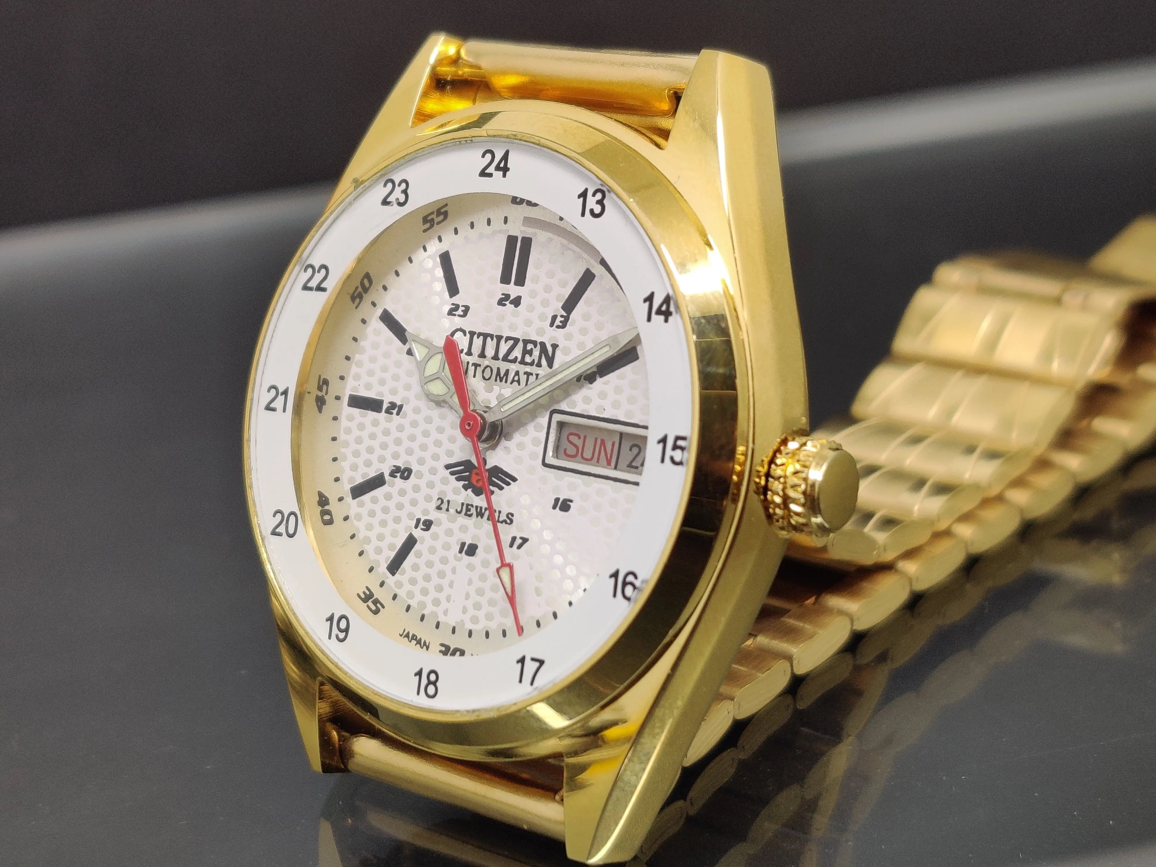 Citizen Automatic 8200 Movement stainless steel Japan Made 21 Jewels Men s Wrist Watch ₹ 3,008.21 National Watches