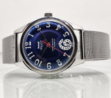 Hmt Pilot Mechanical Handwinding Movement stainless Steel Para Shock 17 Jewels Analog Dial Wrist Watch For Men