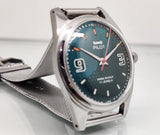 Hmt Pilot Mechanical Handwinding Movement stainless Steel Para Shock 17 Jewels Analog Dial Wrist Watch For Men