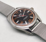 Hmt Pilot Mechanical Handwinding Movement stainless Steel Para Shock 17 Jewels Analog Dial Wrist Watch For Men National Watches