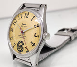 Hmt Pilot Mechanical Handwinding Movement stainless Steel Para Shock 17 Jewels Analog Dial Wrist Watch For Men