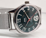 Hmt Pilot Mechanical Handwinding Movement stainless Steel Para Shock 17 Jewels Analog Dial Wrist Watch For Men