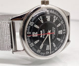 Hmt Pilot Mechanical Handwinding Movement stainless Steel Para Shock 17 Jewels Analog Dial Wrist Watch For Men