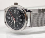 Hmt Pilot Mechanical Handwinding Movement stainless Steel Para Shock 17 Jewels Analog Dial Wrist Watch For Men