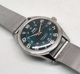 Hmt Pilot Mechanical Handwinding Movement stainless Steel Para Shock 17 Jewels Analog Dial Wrist Watch For Men