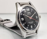 Hmt Pilot Mechanical Handwinding Movement stainless Steel Para Shock 17 Jewels Analog Dial Wrist Watch For Men