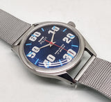 Hmt Pilot Mechanical Handwinding Movement stainless Steel Para Shock 17 Jewels Analog Dial Wrist Watch For Men