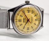 Hmt Pilot Mechanical Handwinding Movement stainless Steel Para Shock 17 Jewels Analog Dial Wrist Watch For Men