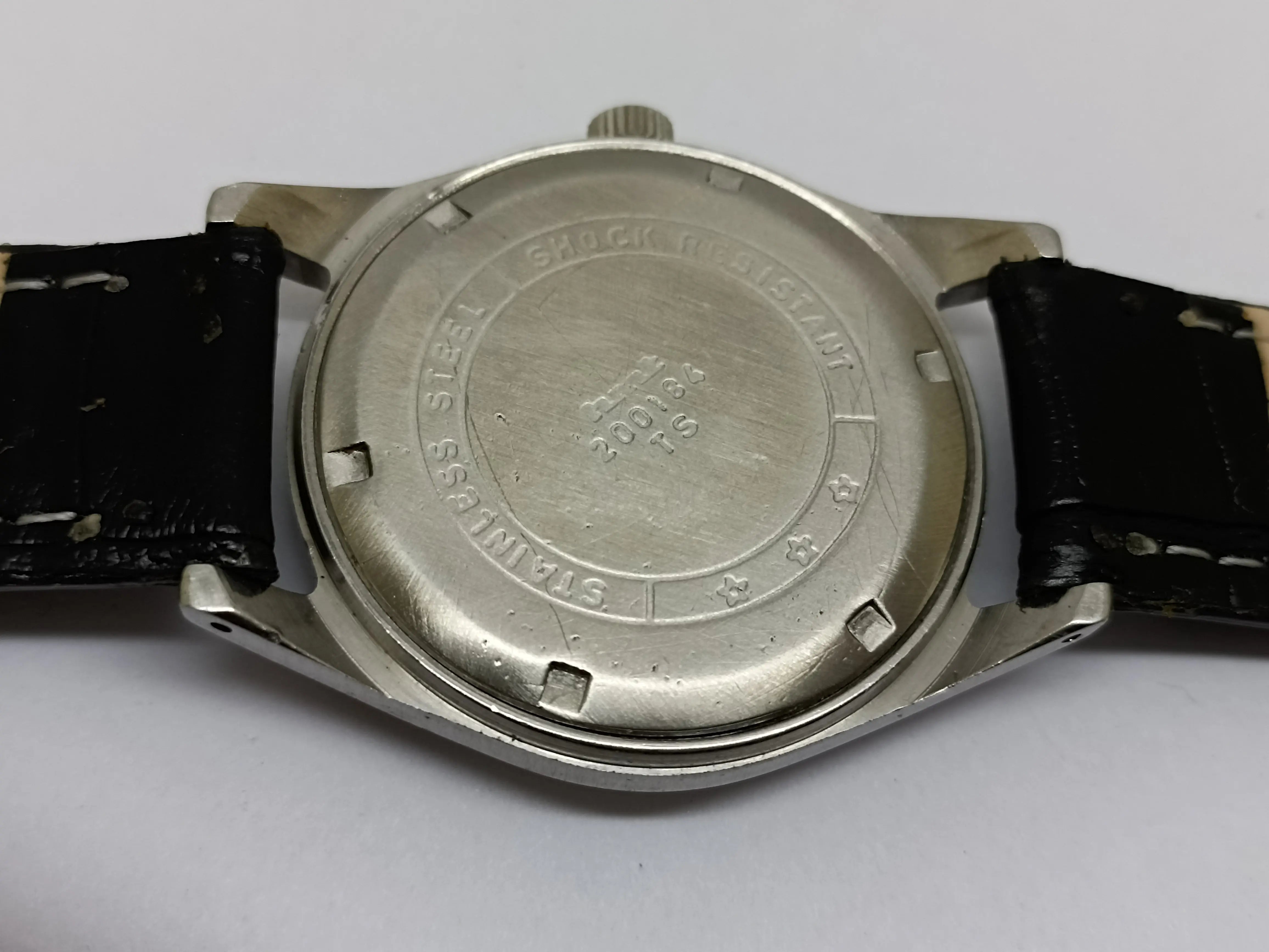 Hmt Pilot Mechanical Handwinding Movement stainless Steel Para Shock 17 Jewels Analog Dial Wrist Watch For Men National Watches