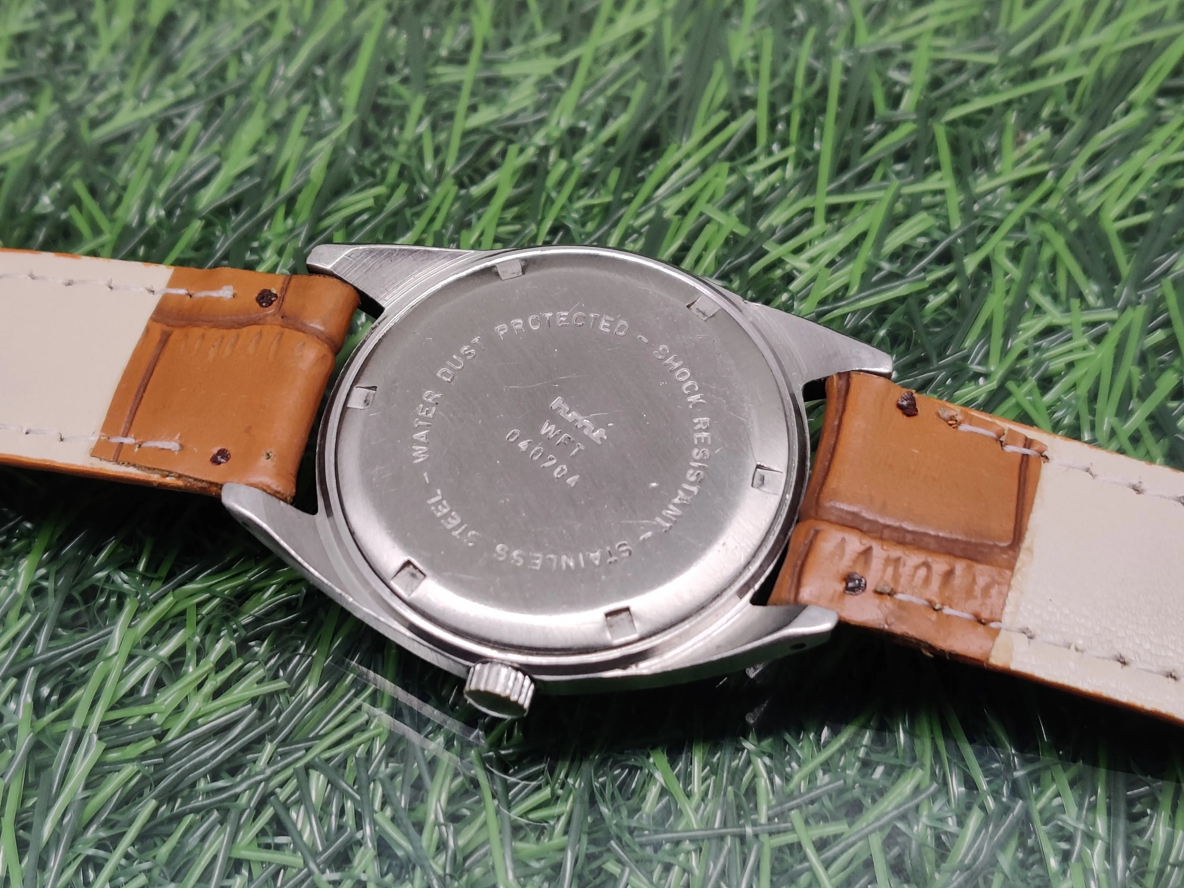 Hmt Pilot Mechanical Handwinding Movement leather Jewels Analog Dial Wrist Watch For Me National Watches