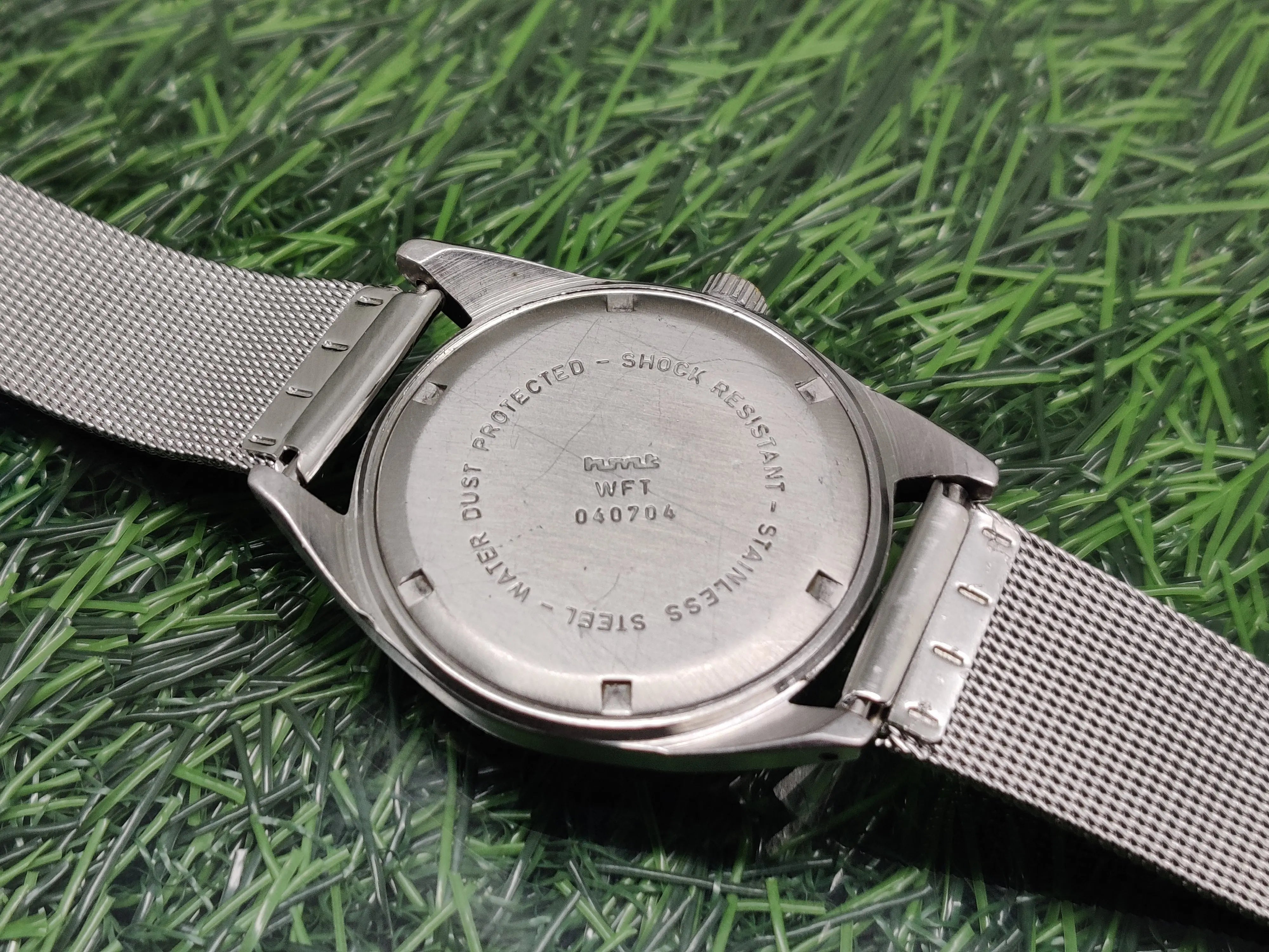 Hmt Pilot Mechanical Handwinding Movement stainless Steel Para Shock 17 Jewels Analog Dial Wrist Watch For Men National Watches