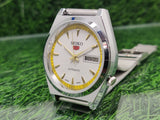 VINTAGE REFURBISHED SEIKO 5 AUTOMATIC JAPAN MENS DAY DATE WATCH - National Watches