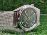 VINTAGE REFURBISHED SEIKO 5 AUTOMATIC JAPAN MENS DAY DATE WATCH - National Watches