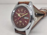 Citizen Automatic 8200 Movement stainless steel Japan Made 21 Jewels Men s Wrist Watch