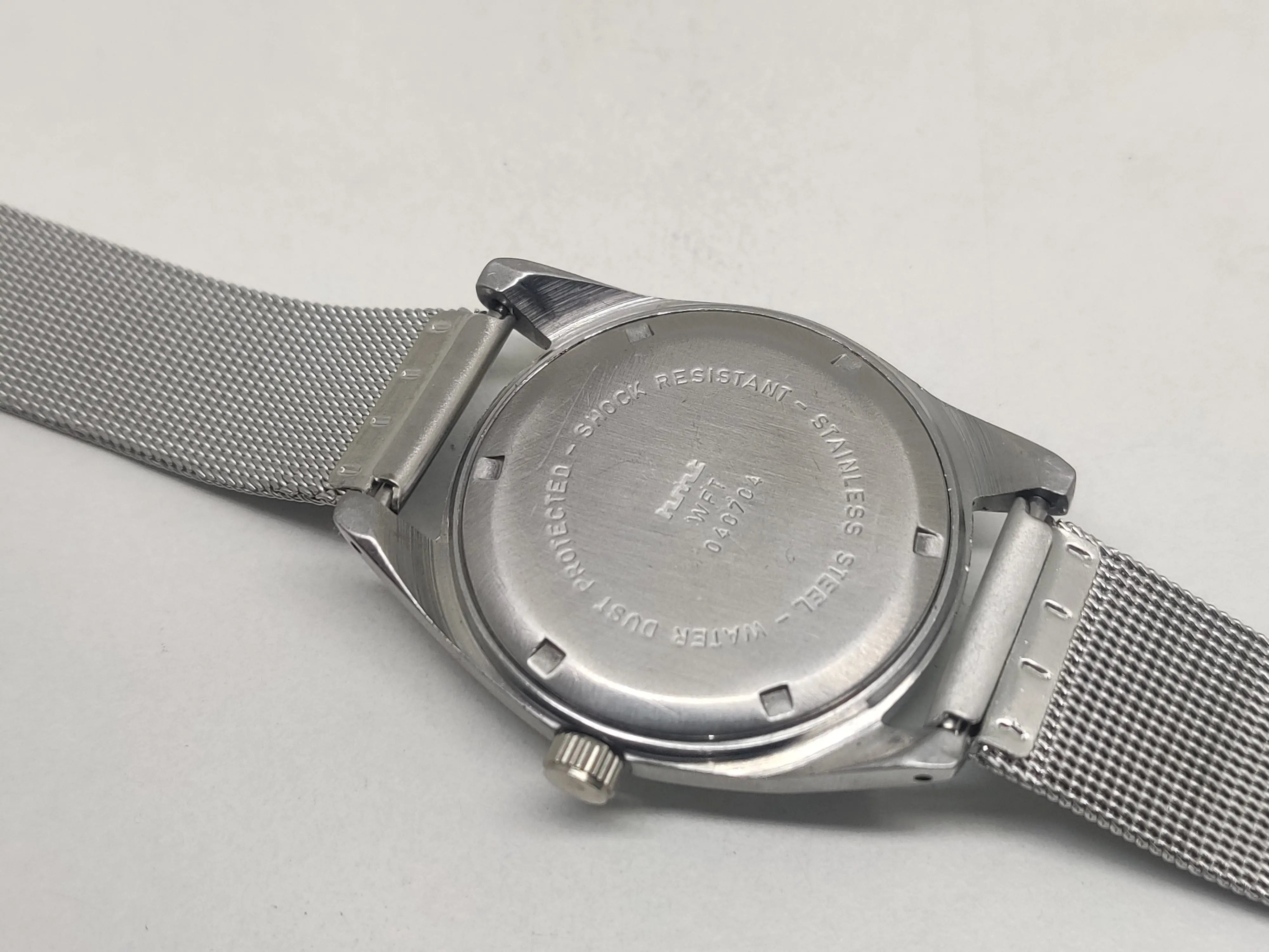 Hmt Pilot Mechanical Handwinding Movement stainless Steel Para Shock 17 Jewels Analog Dial Wrist Watch For Men National Watches
