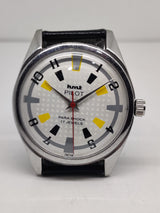 Hmt Pilot Mechanical Handwinding Movement stainless Steel Para Shock 17 Jewels Analog Dial Wrist Watch For Men