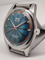 Hmt Pilot Mechanical Handwinding Movement stainless Steel Para Shock 17 Jewels Analog Dial Wrist Watch For Men National Watches