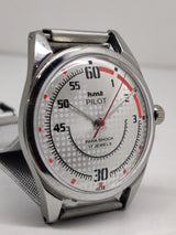 Hmt Pilot Mechanical Handwinding Movement stainless Steel Para Shock 17 Jewels Analog Dial Wrist Watch For Men National Watches