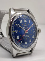 Hmt Pilot Mechanical Handwinding Movement stainless Steel Para Shock 17 Jewels Analog Dial Wrist Watch For Men National Watches