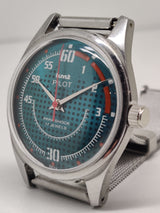 Hmt Pilot Mechanical Handwinding Movement stainless Steel Para Shock 17 Jewels Analog Dial Wrist Watch For Men