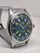 Hmt Pilot Mechanical Handwinding Movement stainless Steel Para Shock 17 Jewels Analog Dial Wrist Watch For Men