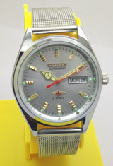 Citizen Automatic 8200 Movement stainless steel Japan Made 21 Jewels Men s Wrist Watch