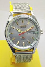 Citizen Automatic 8200 Movement stainless steel Japan Made 21 Jewels Men s Wrist Watch National Watches