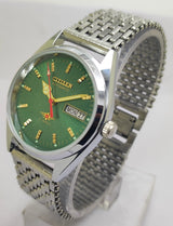 Citizen Automatic 8200 Movement stainless steel Japan Made 21 Jewels Men s Wrist Watch National Watches