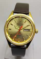 Citizen Automatic 8200 Movement stainless steel Japan Made 21 Jewels Men s Wrist Watch National Watches