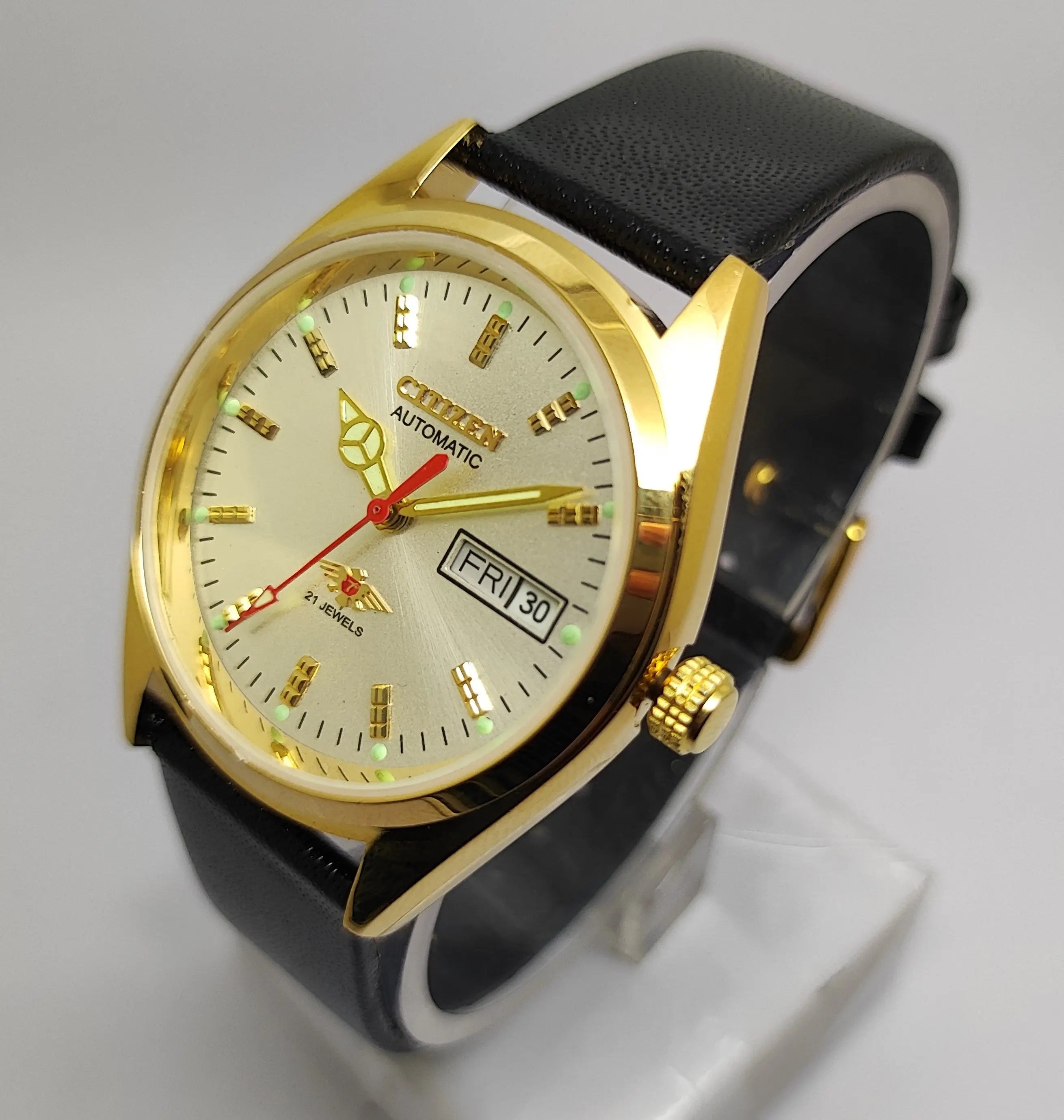 Citizen Automatic 8200 Movement stainless steel Japan Made 21 Jewels Men s Wrist Watch National Watches