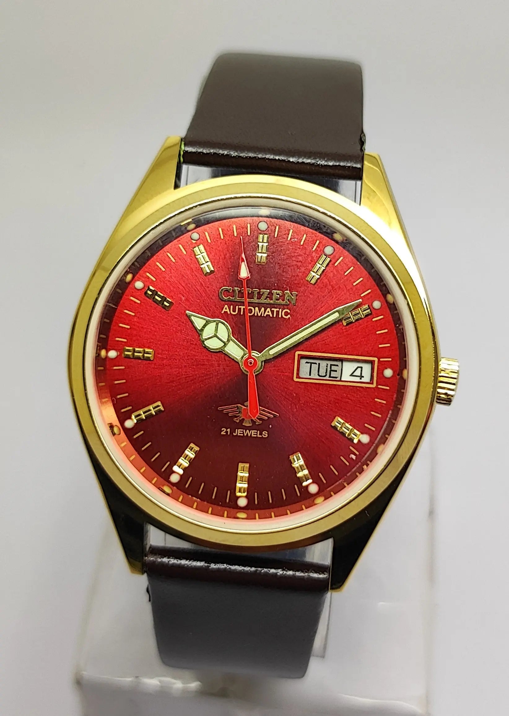 Citizen Automatic 8200 Movement stainless steel Japan Made 21 Jewels Men s Wrist Watch National Watches