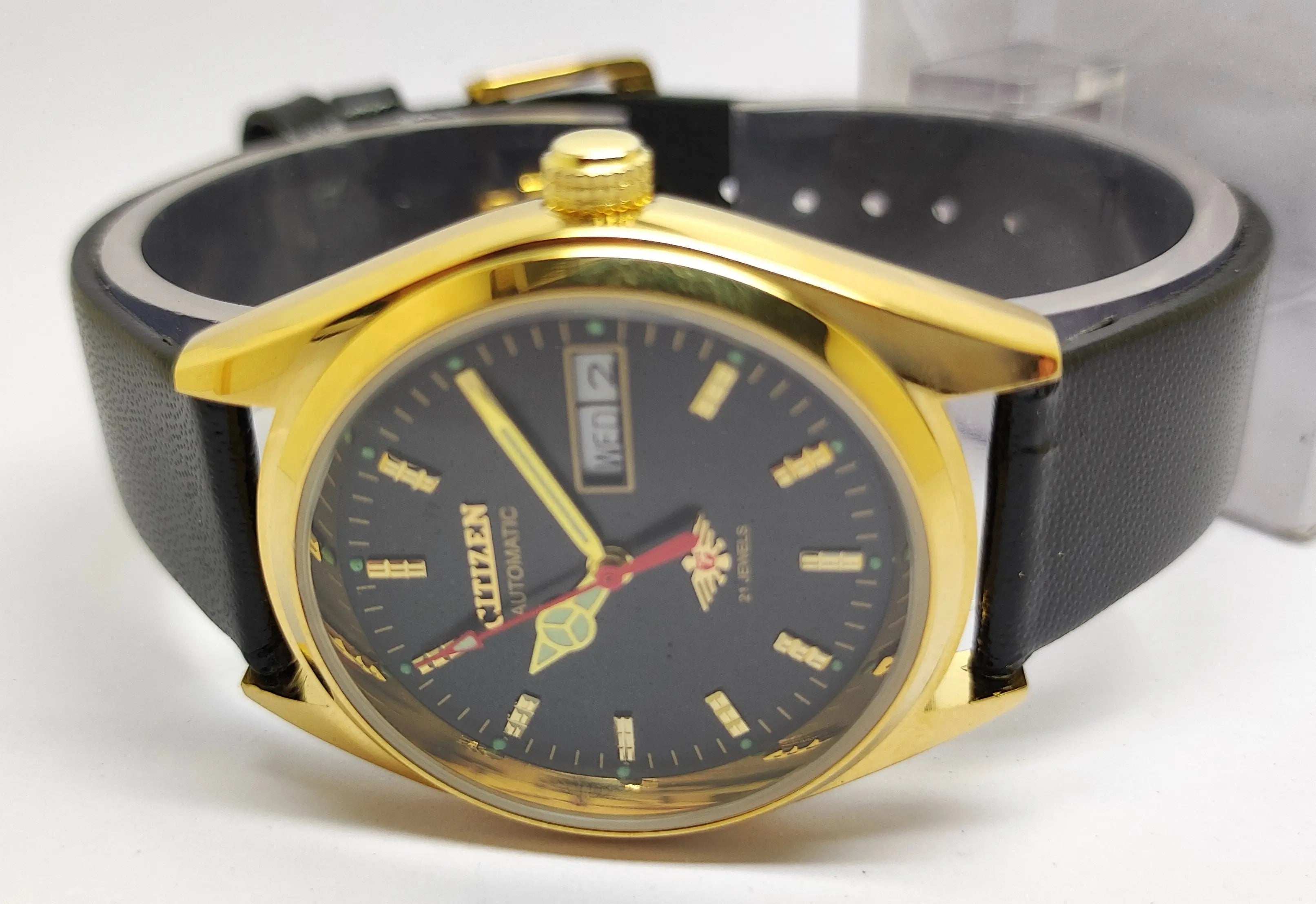 Citizen Automatic 8200 Movement stainless steel Japan Made 21 Jewels Men s Wrist Watch National Watches